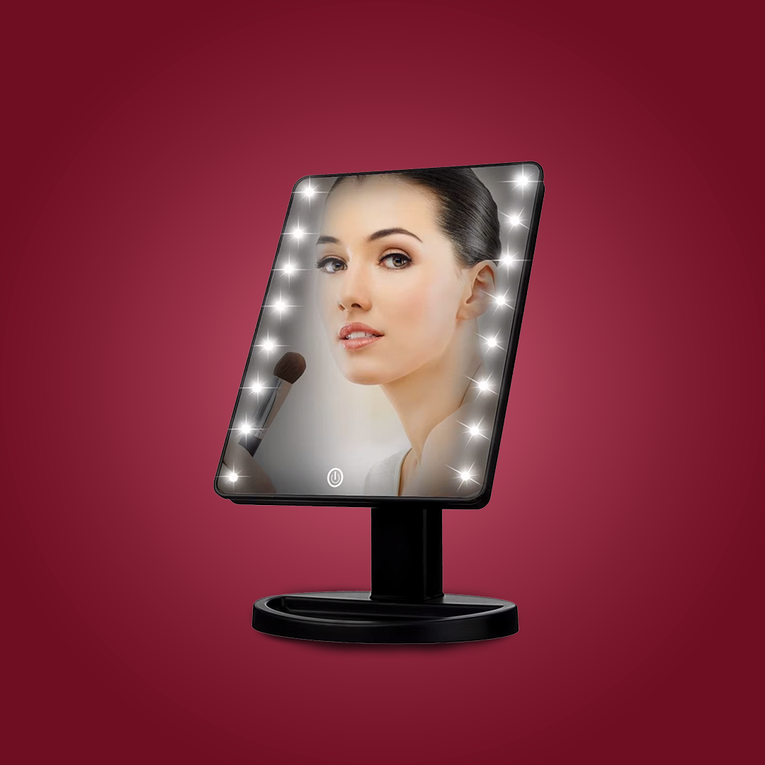 Desktop 16-LED BULB mirror