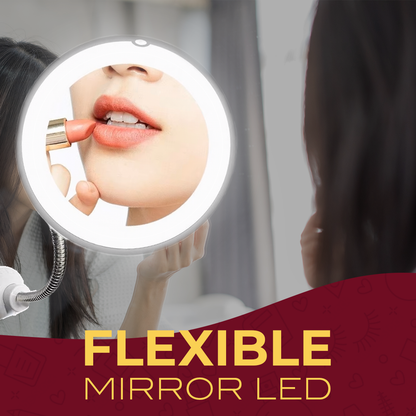 Goosenecks flexible LED 10X MAGNIFYING mirror