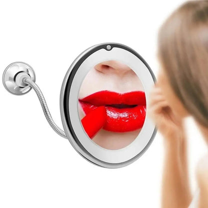 Goosenecks flexible LED 10X MAGNIFYING mirror