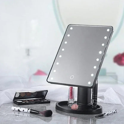 Desktop 16-LED BULB mirror