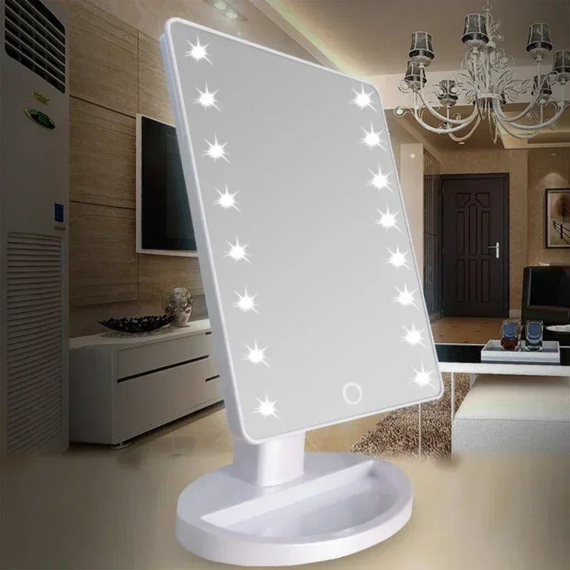 Desktop 16-LED BULB mirror